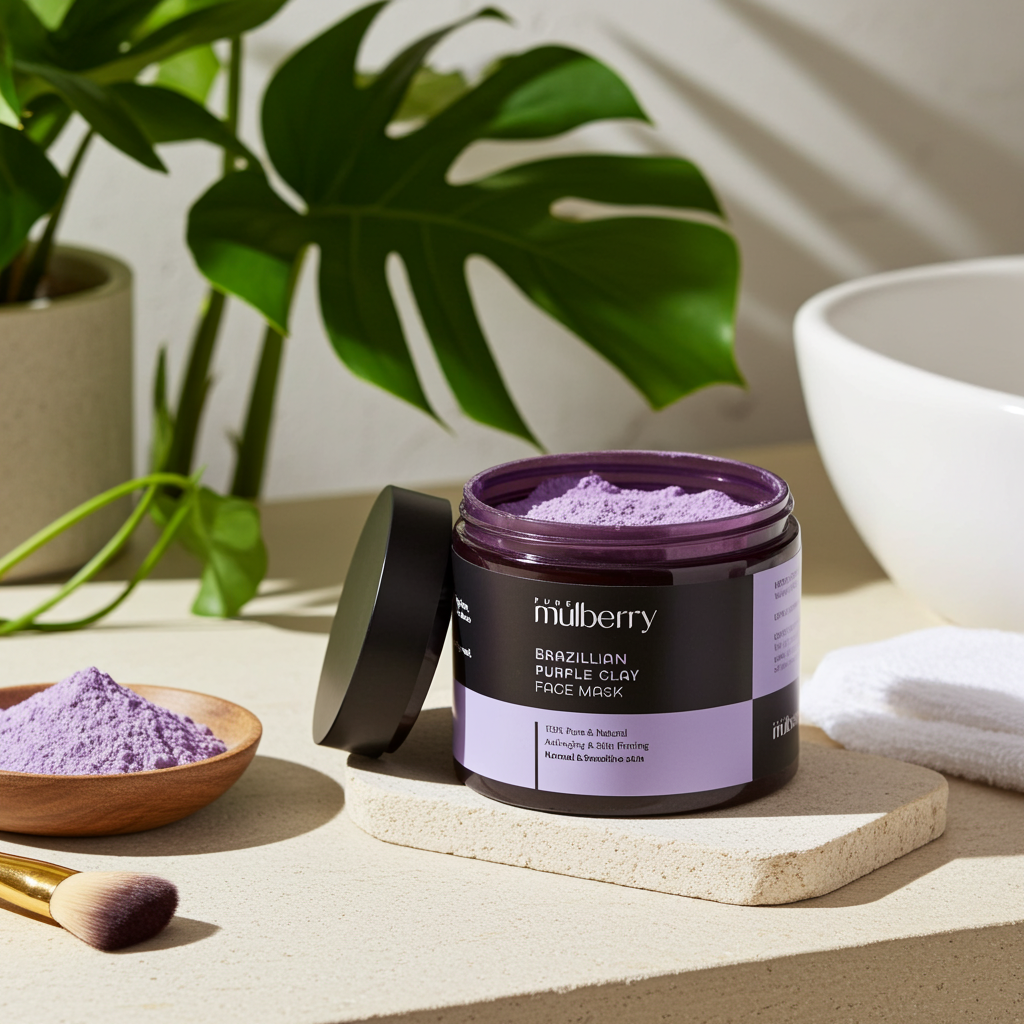 Brazilian Purple Clay Face Mask