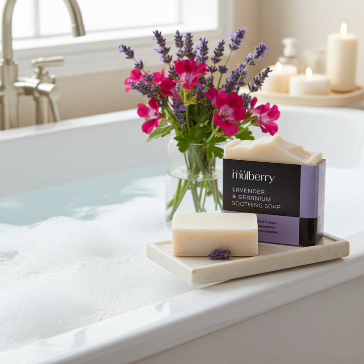 Lavender & Geranium Soothing Soap