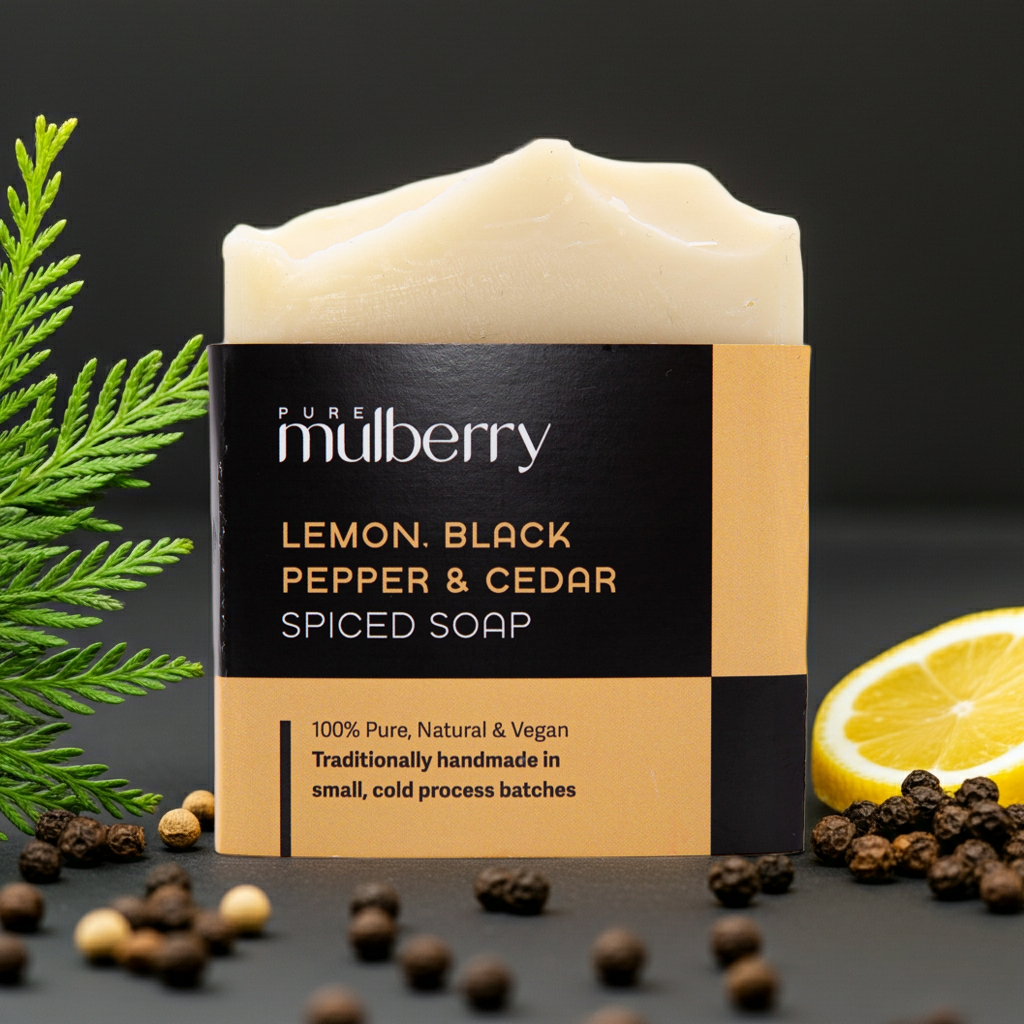 Lemon, Black Pepper & Cedar Spiced Soap