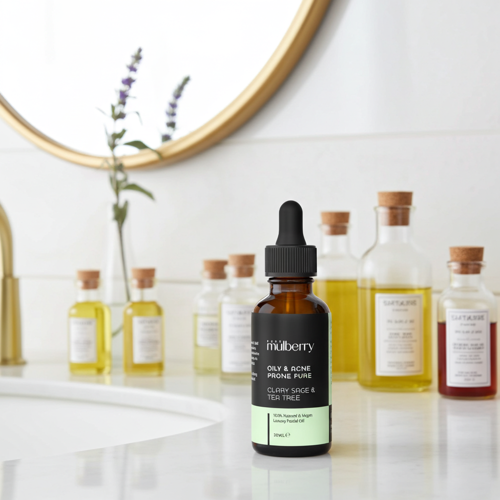 Pure Face Oil Oily & Acne Prone - Botanical Oil Blend 30ml