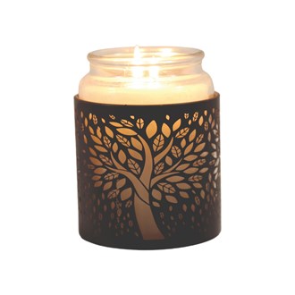 Tealight Wax Melter and Candle Holder - Black Tree of Life