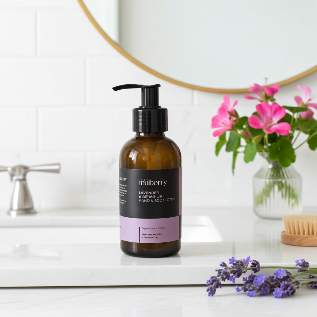 Organic Hand & Body Lotion - Lavender & Geranium