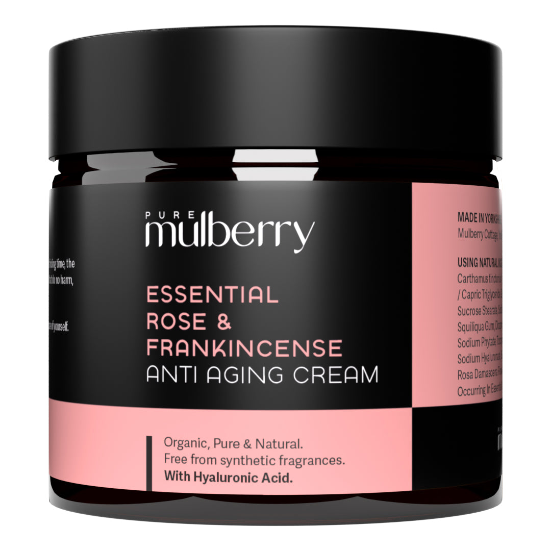 Jar of rose & frankincense hyaluronic cream