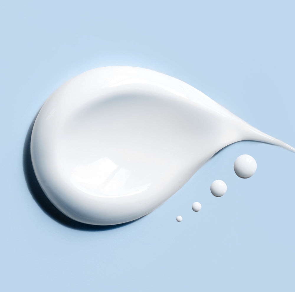 Smear of body lotion