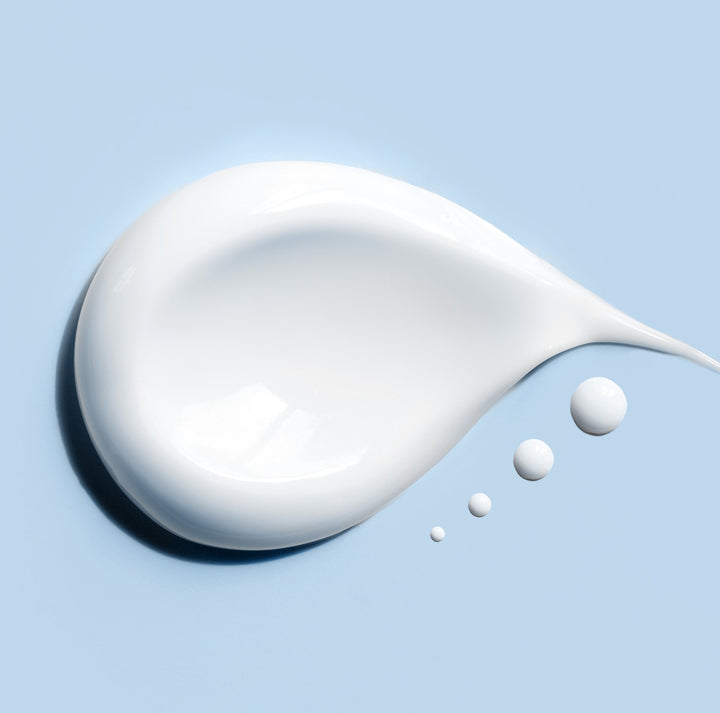 Smear of body lotion