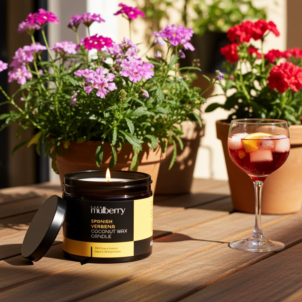 Spanish Lemon Verbena Coconut Wax Candle