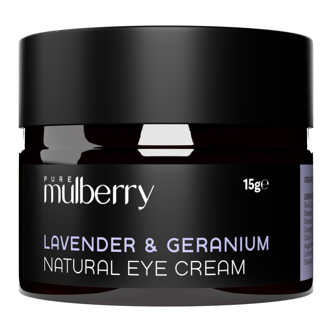Jar of lavender & geranium eye cream