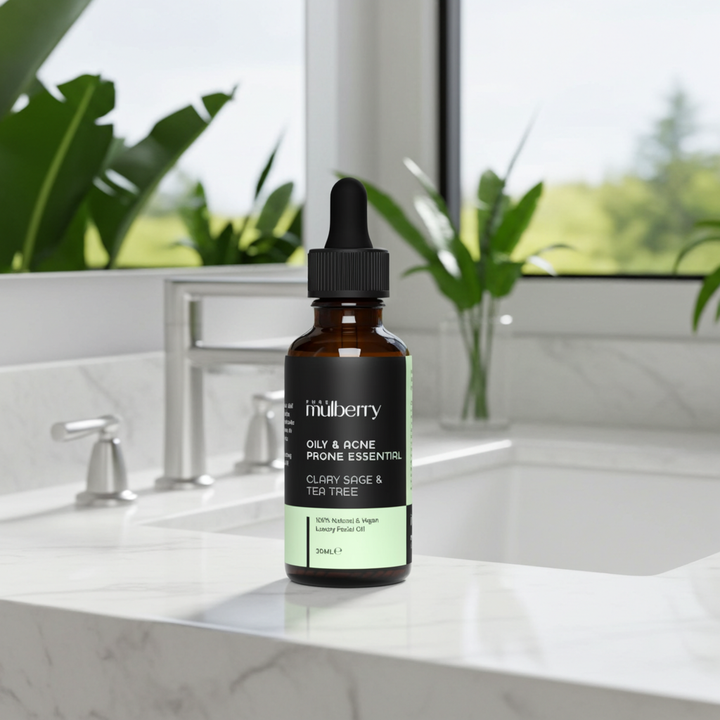 Essential Face Oil Oily & Acne Prone - Clary Sage & Tea Tree 30ml