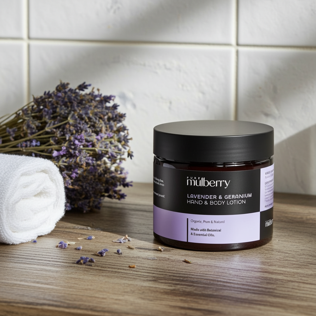 Organic Hand & Body Lotion - Lavender & Geranium