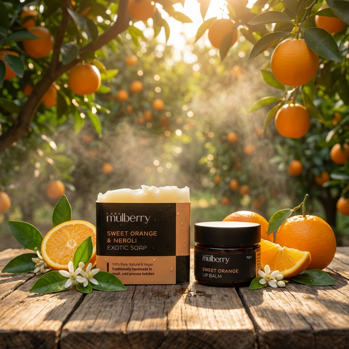 Sweet Orange Soap and Lip Everyday Duo