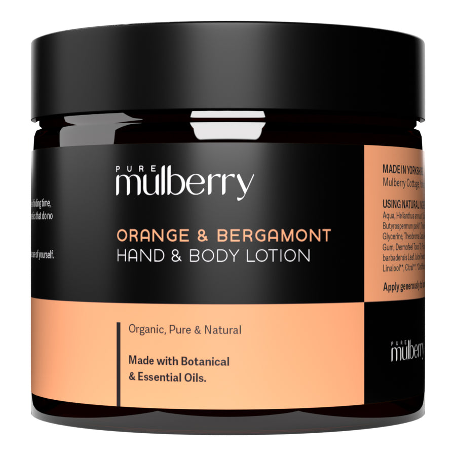 Jar of body lotion