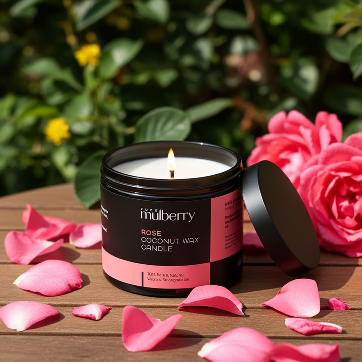 Rose Coconut Wax Candle